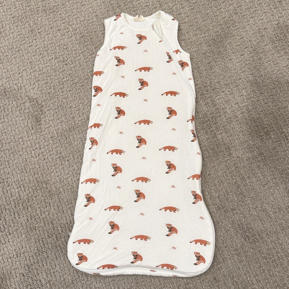 Kyte Baby Sleep Bag Sack Red Panda 1.0 tog, size small 0–6 months
